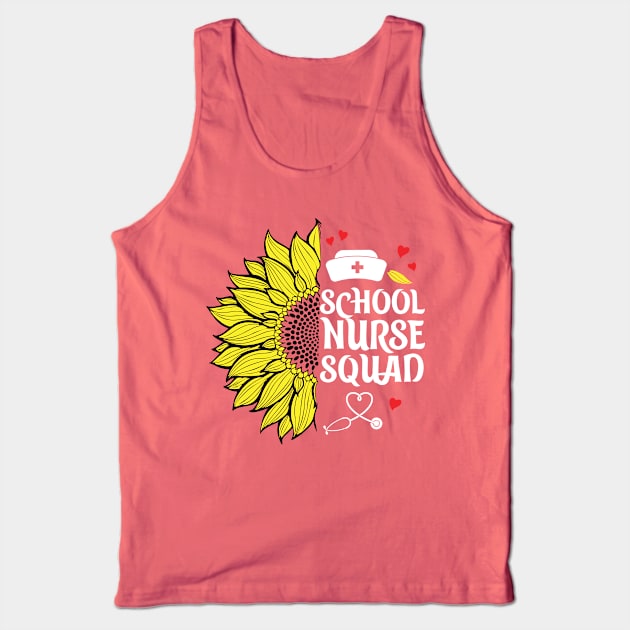 School Nurse Squad Tank Top by HolyCowCreations